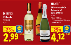  witte wijn prosecco nix18 rueda pro arestel cava brut it frizzante 3.99 seleccion 