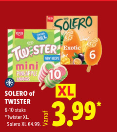  ijslollies 6 10 contains milk solero new recipe mini pineapple ananas twister stuks xl exotic 3.99 