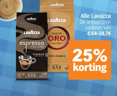  lavazza koffiebonen koffiecups koffie 25 44 100 150 250 torino italia varieeren espresso italiano qualita classico arabica count coffee black la ge 