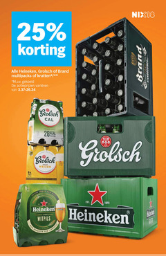  heineken brand grolsch krat bier 6 25 28 30 100 multipacks kratten m.u.v gekoeld varieeren beer pilsener premium lacy ml b 6x puur weizen talen shake frisse pour mout connections rijk karakter tarwebier nix18 