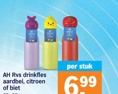  drinkfles rvs aardbei citroen biet stuk 
