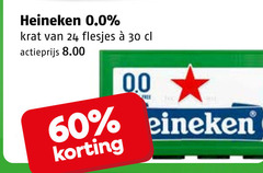  heineken 0.0 krat bier 24 30 60 actieprijs free 