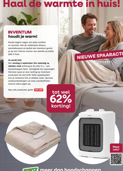  5 6 17 24 31 warmte huis week inventum warm koude dagen vragen comfort elektrische dekens warmtekussens kachel manier plek nieuwe spaaractie zaterdag oktober hiermee spaar volle inleveren weekaanbiedingen zegels info 