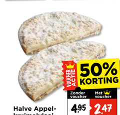  50 halve appel voucher 