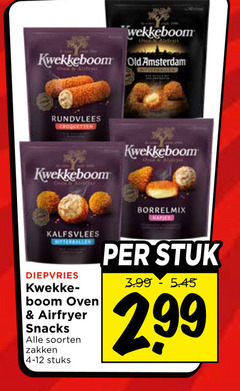  oven kwekkeboom old amsterdam rundvlees kalfsvlees bitterballen diepvries boom airfryer snacks soorten zakken stuks borrelmix stuk 3.99 