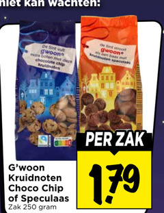  250 sint gwoon boten chocolate chip kruidnoten strooit bass choco speculaas zak 
