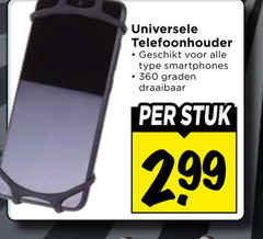  360 universele telefoonhouder smartphones graden draaibaar stuk 