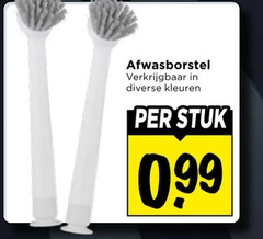  afwasborstel kleuren stuk 