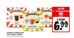  jumbo huismerk dolce gusto capsules 2 8 16 koffie lungo cups people nature cappuccino face nutri score jum macchiato caramel flavour koffiecups doosjes stuks 