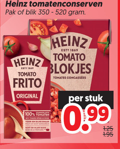 klik op dit plaatje voor een vergroting en voor vergelijkbare aanbiedingen gerelateerd aan
100 350 heinz tomatenconserven pak blik tomato frito original blokjes tomates zongerijpte tomaten soleil rijke pour gout kant basis base stuk 99 100 350 heinz tomatenconserven pak blik tomato frito original blokjes tomates zongerijpte tomaten soleil rijke pour gout kant basis base stuk 99