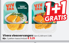  vivera vegetarisch 1 2 stuks vegetarische kaas schnitzel vleesvervangers pakken kaasschnitzels 