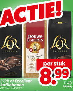  douwe egberts l or koffiebonen 9 100 espresso forza intensity intense fiery coffee beans arabica meester maitres anno excellent rijk complex riche 6 12 zak grain du cafe stuk 