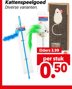 kattenspeelgoed elders 3.99 stuk 