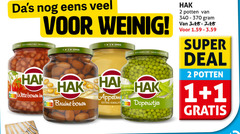  hak appelmoes groenteconserven bonen 1 2 12 100 weinig natuurlijke ingredienten open potten super deal witte nutri score bruine doperwtjes 