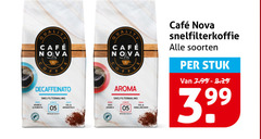  cafe nova koffie 15 lily mcafee snelfiltermaling aroma robusta snelfilterkoffie soorten stuk 