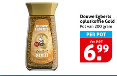  douwe egberts oploskoffie 120 200 excellent gold koffiecups smooth pot 
