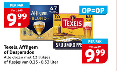  texels desperados affligem speciaalbieren 12 pak blond 12x 300ml speciaalbier dozen blikjes skuumkoppe 0.25 liter 