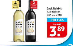  witte wijn rode 2 4 droog fris jack rabbit pinot grigio soepel rond primitivo flessen liter fles 