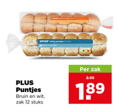  bolletjes 12 1000 bruine puntjes witte stuks bruin wit zak 