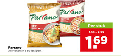  parrano geraspte kaas parlano rasp originale snippers stuk 
