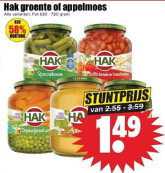  hak appelmoes bonen groenteconserven 1 100 720 groente pot natuurlijk ingredienten sperziebonen witte tomatensaus open doperwtjes natuurlijke incredible 