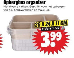  11 24 26 opbergbox organizer vakken opbergen o.a. hobbyartikelen make up cm elders 3.99 