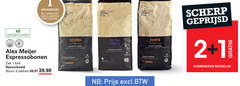  alex meijer koffiebonen 1 2 3 zakken excellent co. meier eerlijke espressobonen zak kilo espresso bonen grains cafe donker gebrand forte mcafee 5 scherp geprijsd combineren 