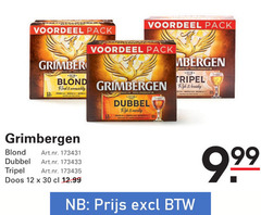  grimbergen speciaalbieren 12 30 1128 voordeel pack blond evenwichtig dubbel r tripel doos 