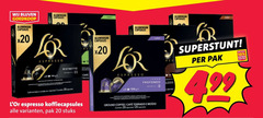  douwe egberts l or koffiecups 6 10 20 aluminium espresso ristretto koffiecapsules pak stuks cafe capsules profondo ground coffee mcafee 