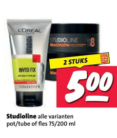  studio line haargel hairspray 2 8 10 500 studioline fix stuks pot tube fles 200 ml 