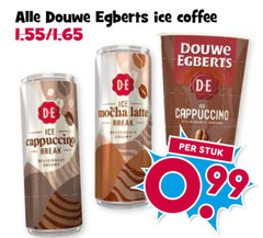  douwe egberts ijskoffie 99 ice coffee mocha latte cappuccino break stuk 