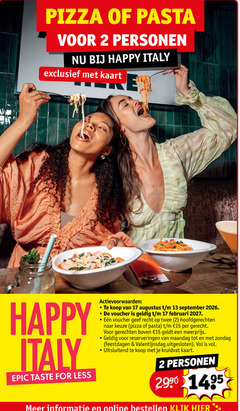 klik op dit plaatje voor een vergroting en voor vergelijkbare aanbiedingen gerelateerd aan
2 13 15 17 pizza pasta personen happy kaart epic taste for less voucher recht twee hoofdgerechten gerecht gerechten boven reserveringen maandag feestdagen valentijnsdag kruidvat online bestellen klik 2 13 15 17 pizza pasta personen happy kaart epic taste for less voucher recht twee hoofdgerechten gerecht gerechten boven reserveringen maandag feestdagen valentijnsdag kruidvat online bestellen klik