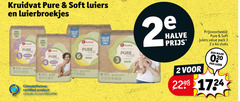  kruidvat huismerk luierbroekjes luiers 2 3 4 5 6 44 soft pack culottes pants certified skinprotect halve stuks luier 