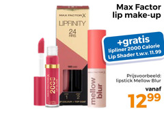  24 lipfinity factor lip make up calorie shader t.w.v. mellow lipstick 