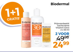  1 2 30 50 4998 biodermal glow vitamin zonnemelk ml 
