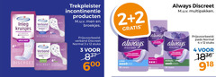  2 3 4 12 1836 inleg kruisjes verband trekpleister incontinentie men broekjes always discreet multipakken normal stuks 6 princess volle pads 