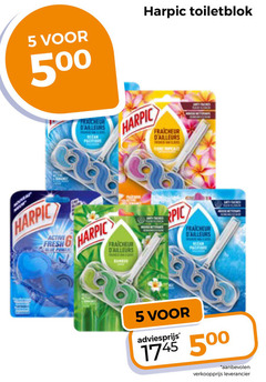  5 500 harpic toiletblok fraicheur active 