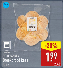  broodjes breek brood kaas ge thuis afbakken breekbrood 