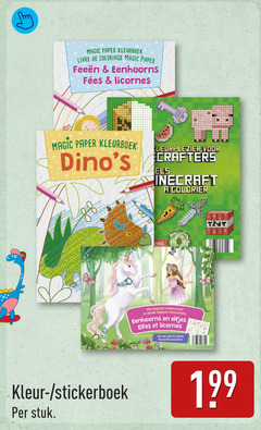  600 paper kleurboek livre coloriage eenhoorns kleur stickerboek stuk 00 magische monde magique elfjes stickers autocollants 