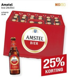  amstel krat bier 25 24x30cl actieprijs 15 44 nix18 pilsener 
