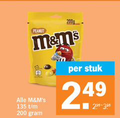 m en ms chocolade 1 200 peanut stuk 