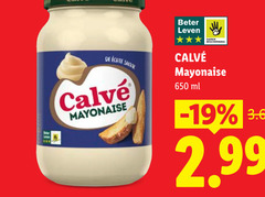  calve mayonaise 650 beter leven bescherming ml 