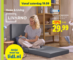  1 2 9 26 65 zaterdag home living livarno lidl.nl online opvouwbaar logeermatras bed cm zitting 