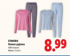  100 esmara dames pyjama katoen maten l 