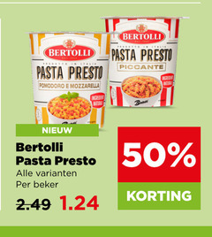  bertolli pasta 50 prodotto italia presto pomodoro mozzarella ingredient piccante beker 