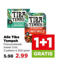  vegetarisch 1 2 100 200 proteine natuurlijk eiwit origineel tempeh sweet chili pakken chilli 