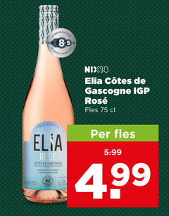  rose les leger cotes gascogne geographique pro aroma gourmand selection nix18 elia rosee fles 5.99 