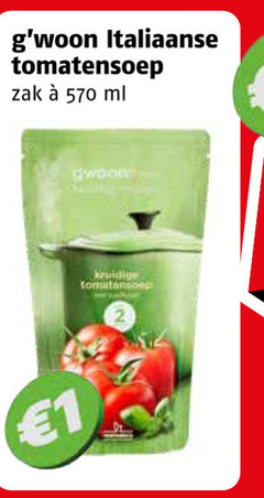  gwoon soep 1 italiaanse tomatensoep zak ml kruidige 