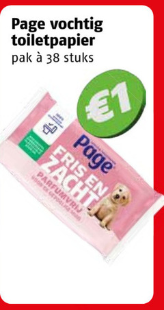  page vochtig toiletpapier 1 pak stuks pal sea 