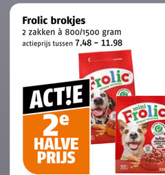  frolic kattenvoer 2 brokjes zakken 1500 actieprijs 2e halve 
